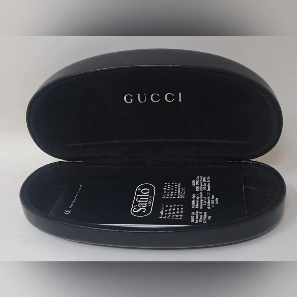 NWT Gucci Women's Sunglasses Vintage Y2K Wrap Havana Blue GG1420/S 65-13-115 - Picture 14 of 15